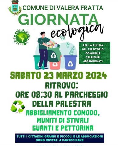 Giornata Ecologica - Sabato 23-03-2024 